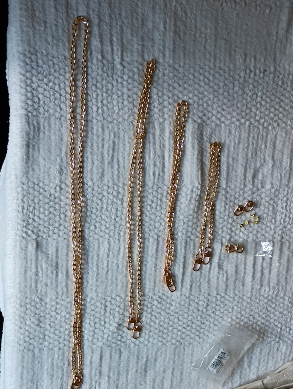 Gold-Tone Women's Accessorie Chains and Bracelet Set